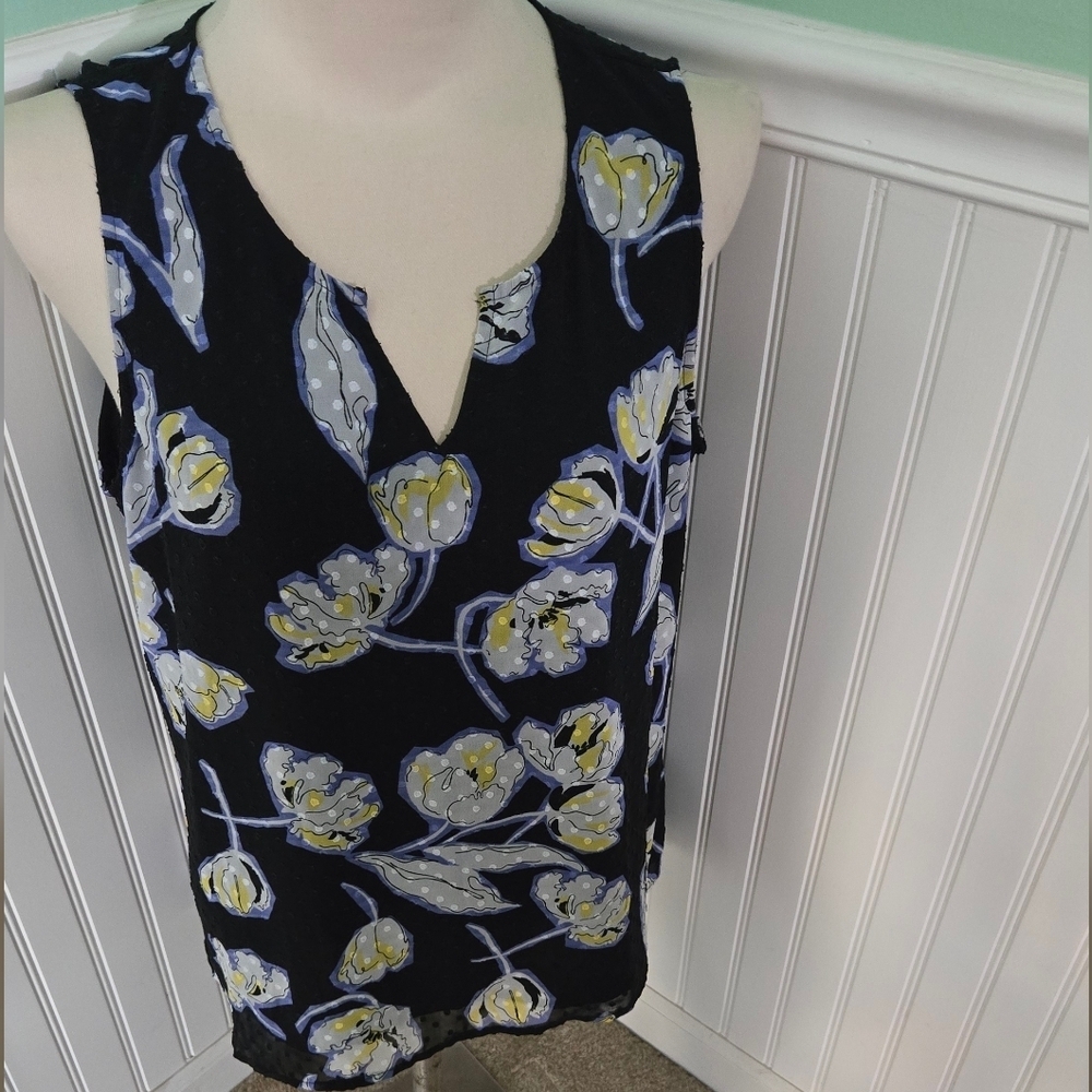 Apt 9 flowered tank top size XL